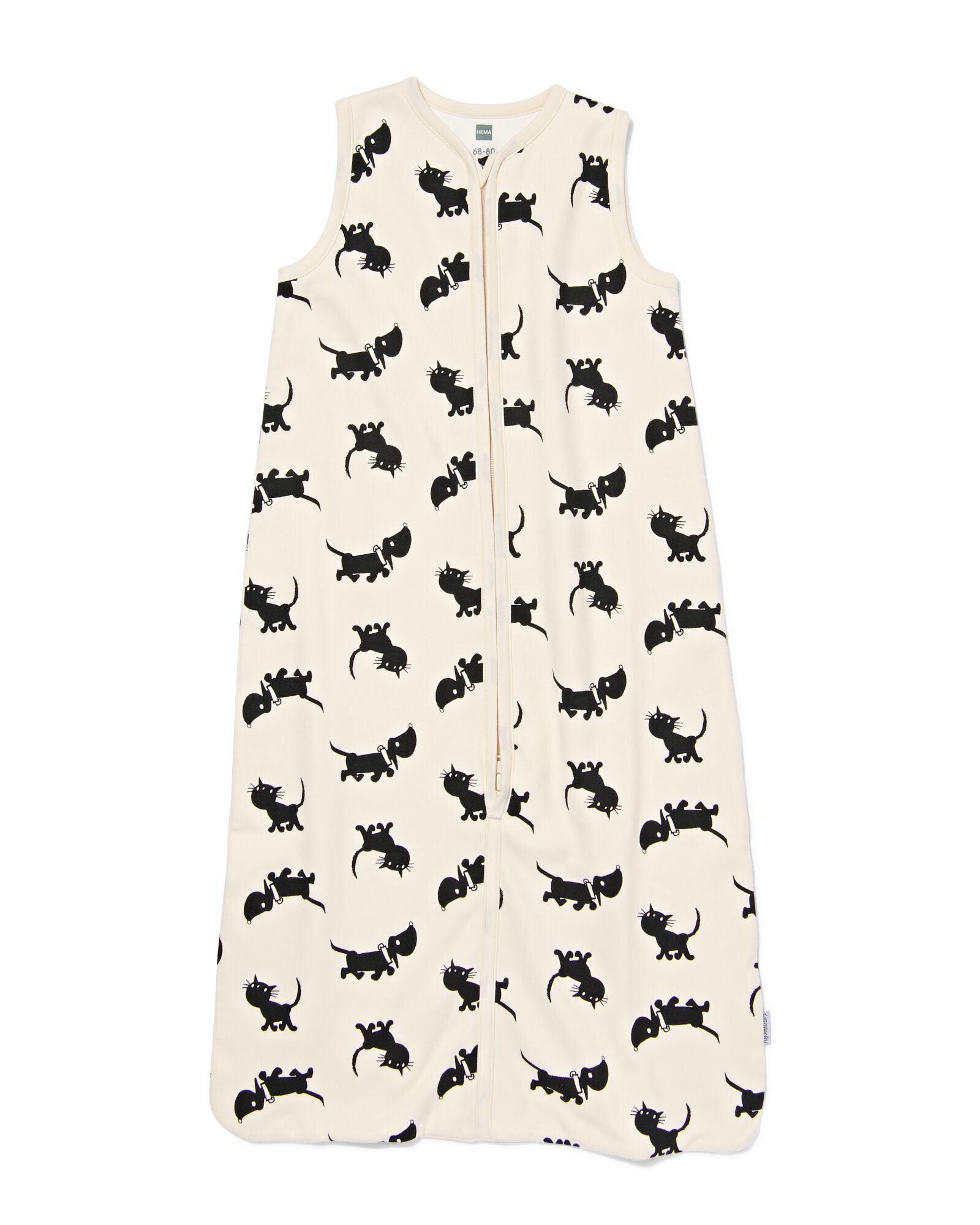 gigoteuse bébé Takkie sans manches coton 0,5 tog blanc cassé - 33387640OFFWHITE - HEMA