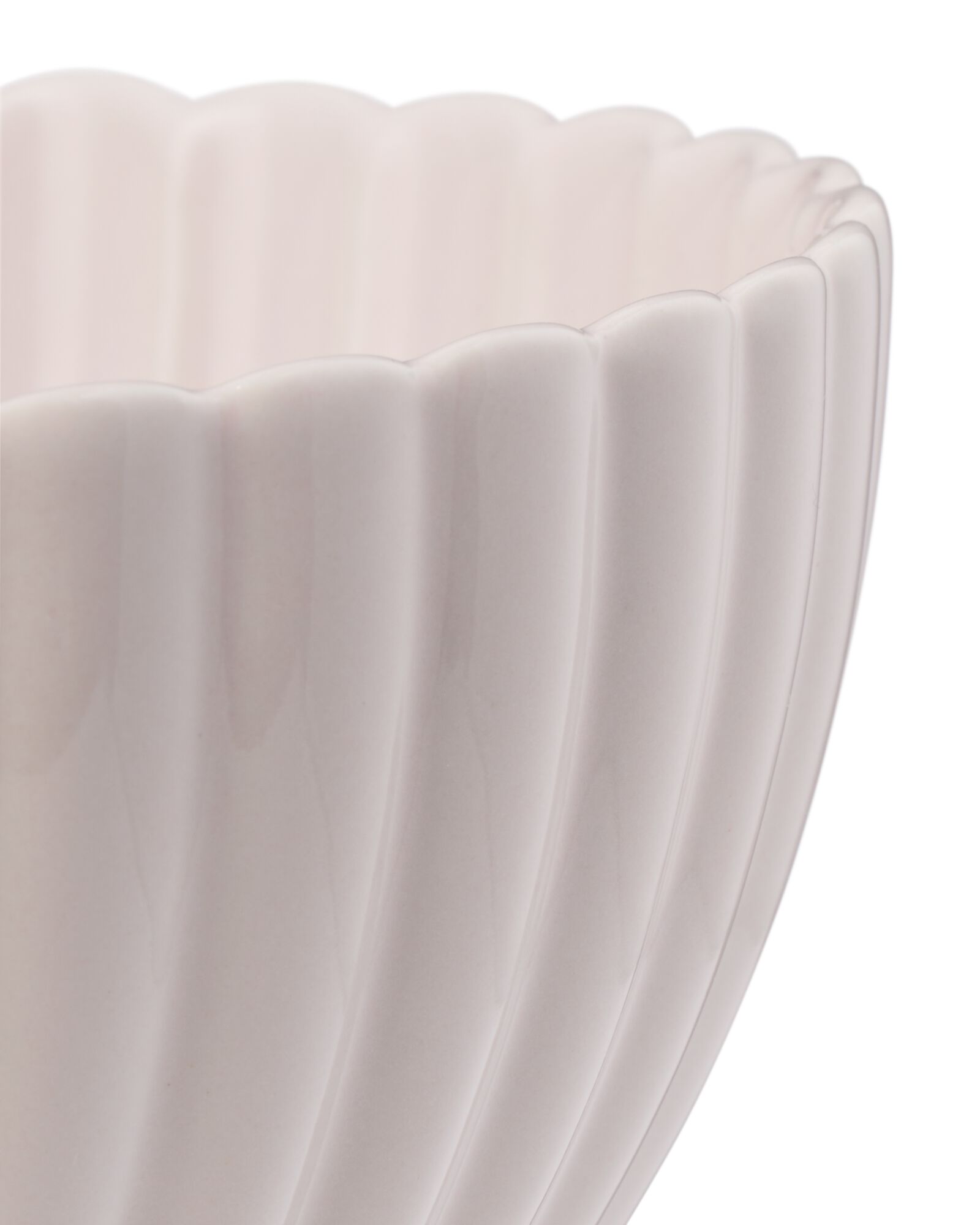 kom &Oslash;12cm Trend aardewerk roze bloem - 9650345 - HEMA