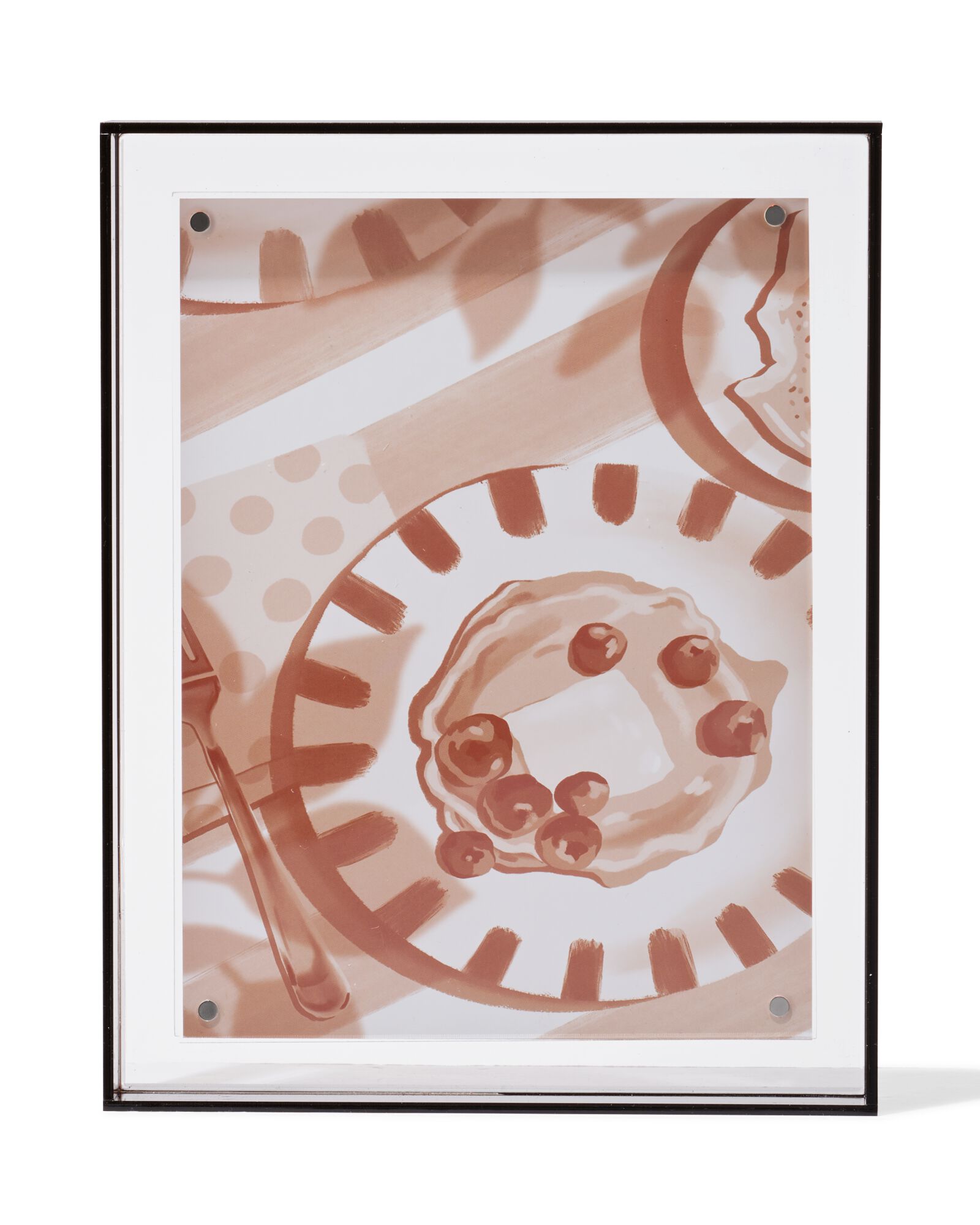 fotolijst 15x20cm bruin acryl - 13625025 - HEMA