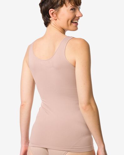 d&eacute;bardeur femme sans coutures microfibre beige beige - 19607640BEIGE - HEMA