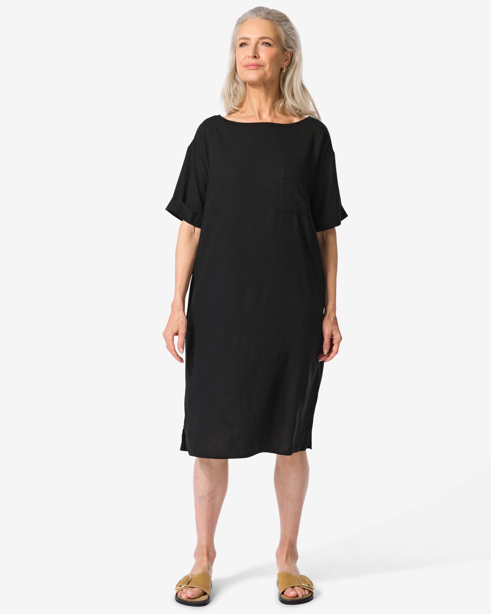 Damenkleid Tony  schwarz - 36200885BLACK - HEMA