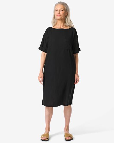 Damenkleid Tony  schwarz - 36200885BLACK - HEMA