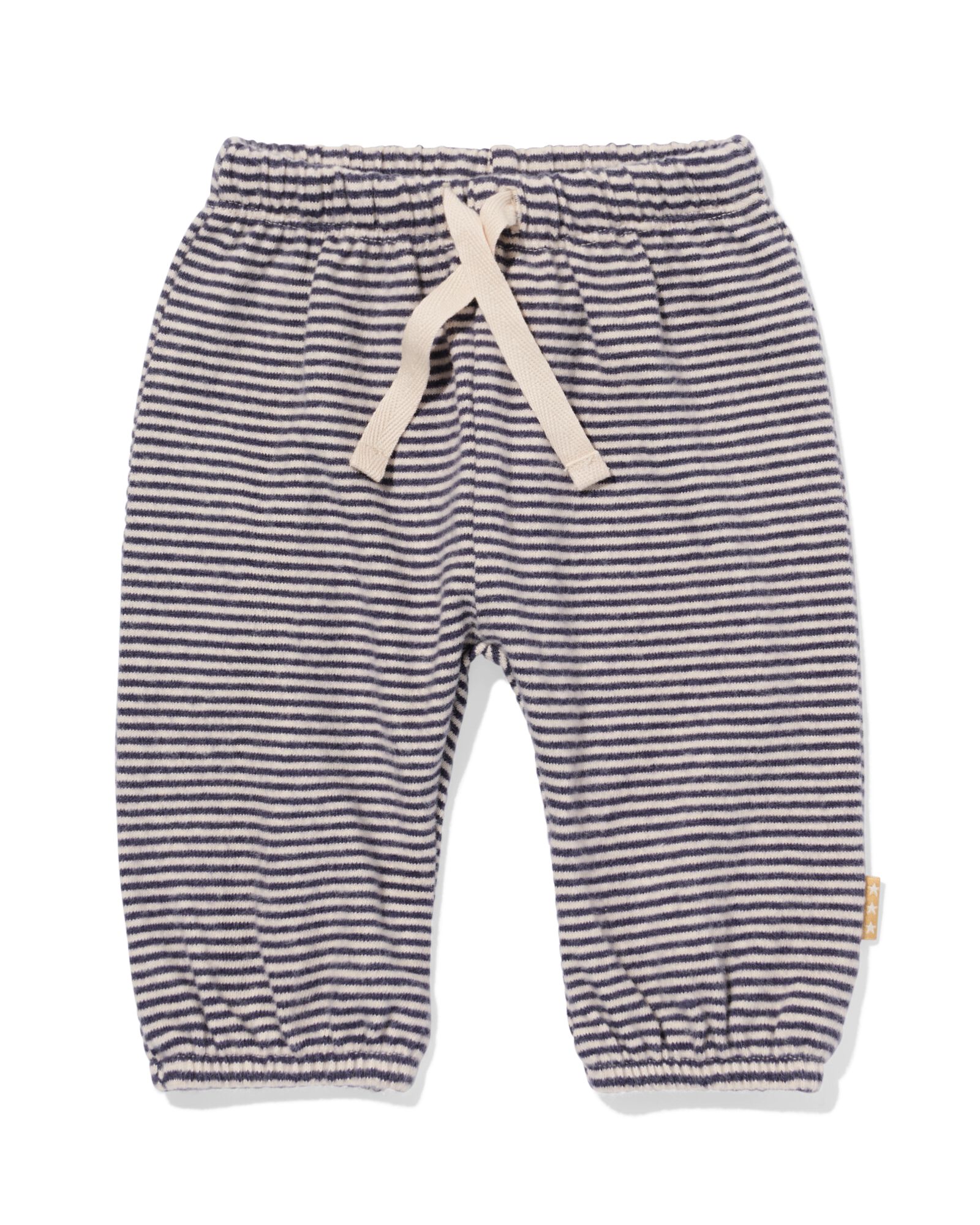 newborn broek strepen ecru - 33436120ECRU - HEMA