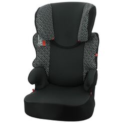 Auto-Kindersitz Junior, 15 - 36 kg, schwarz mit weißen Punkten - 41700006 - HEMA