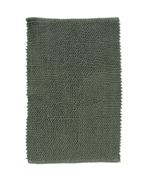 Badematte, 50 x 80 cm, Chenille, grün - 5270017 - HEMA