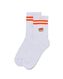 chaussettes avec tompouce orange blanc 39/42 - 4220562 - HEMA