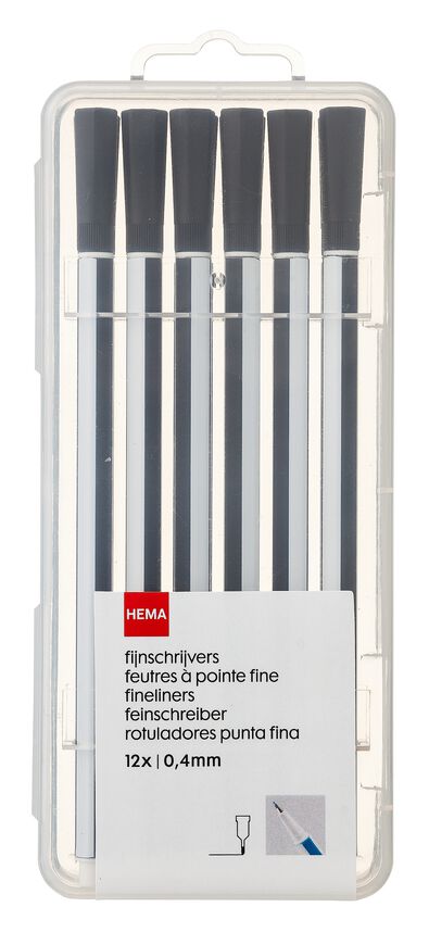 12er-Pack Feinschreiber - 14420030 - HEMA