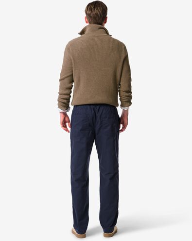 herenbroek Bas donkerblauw donkerblauw - 2170540DARKBLUE - HEMA