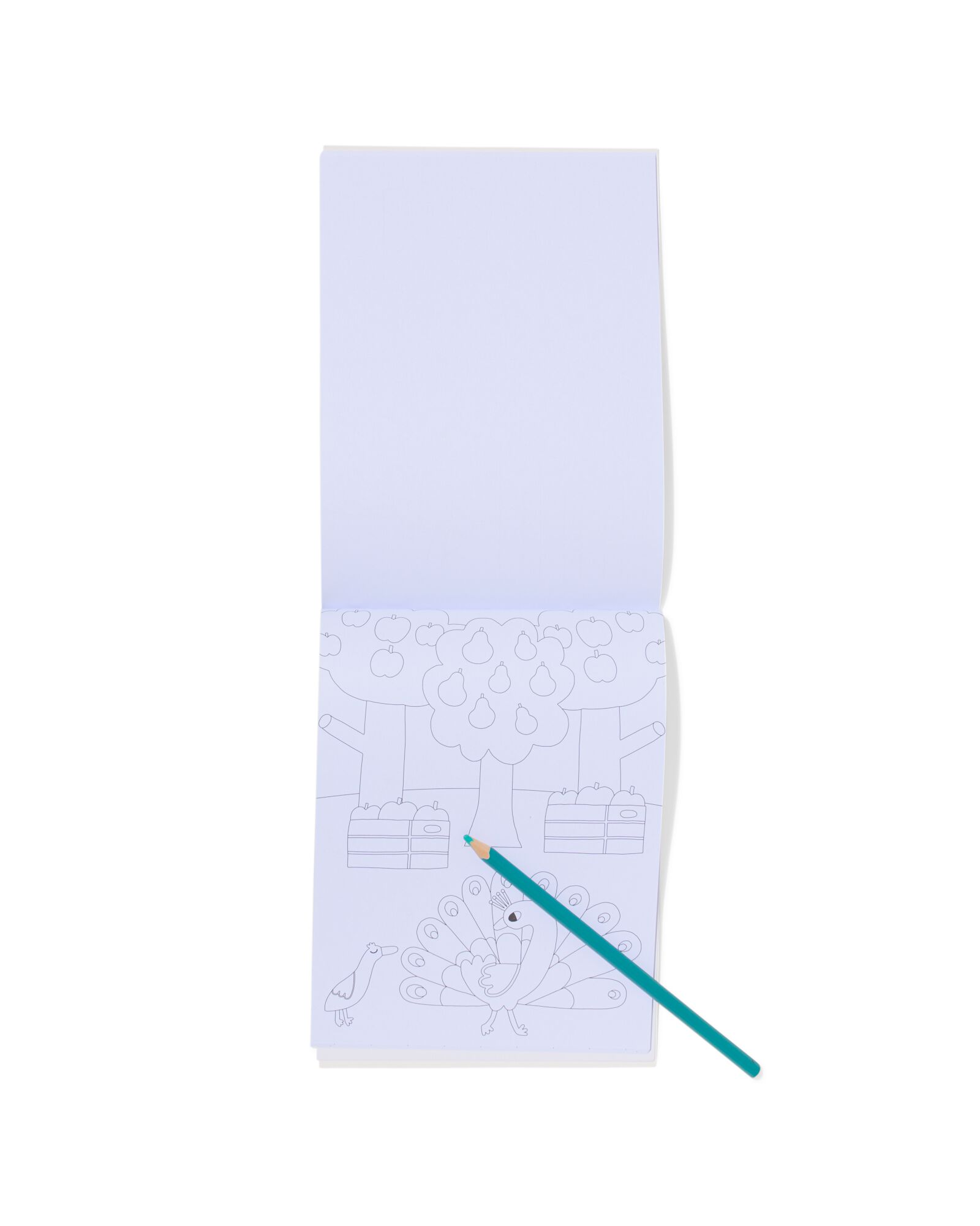 kleurboek A5 met stickers boerderijdieren - 15900113 - HEMA