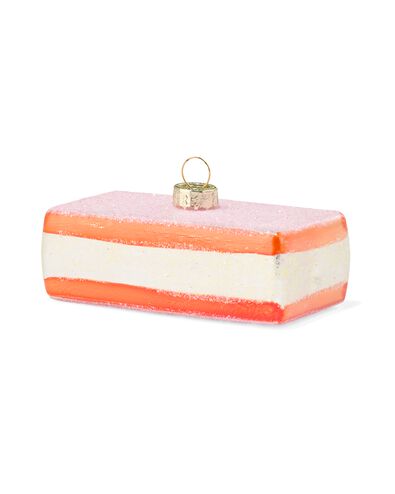 boule de No&euml;l tompouce verre 9cm - 25180222 - HEMA