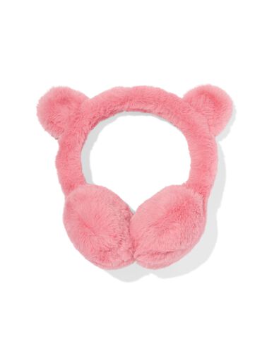 cache-oreilles enfant fausse fourrure rose - 16700259 - HEMA