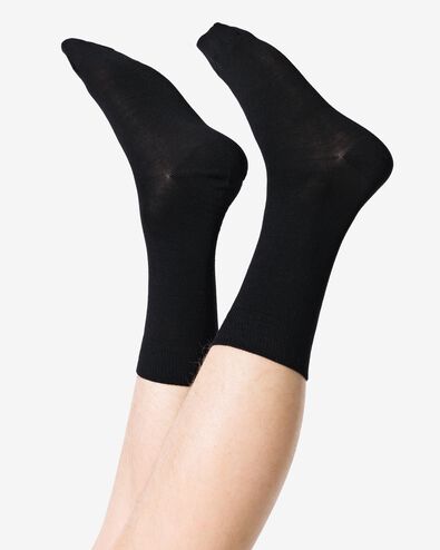 chaussettes laine homme noir - 4120420BLACK - HEMA