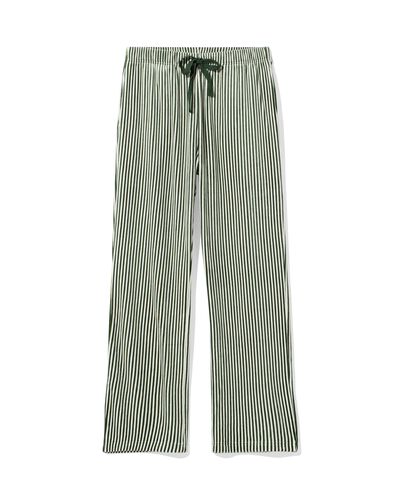 pantalon femme &agrave; rayures en velours vert fonc&eacute; vert fonc&eacute; - 23401236DARKGREEN - HEMA