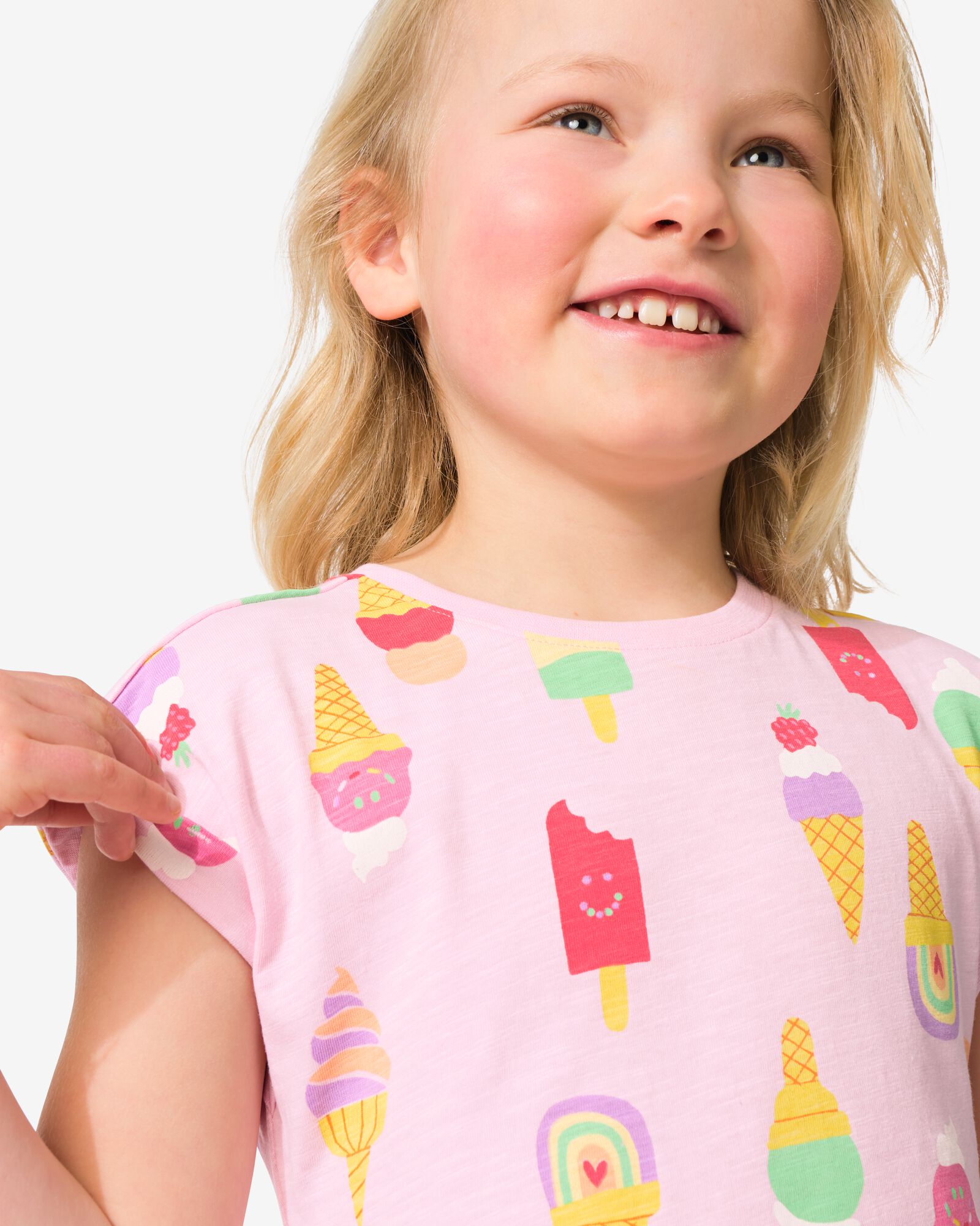 robe enfant glaces rose - 30857603PINK - HEMA