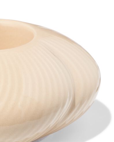 photophore en c&eacute;ramique torsad&eacute; cr&egrave;me - 13325063 - HEMA