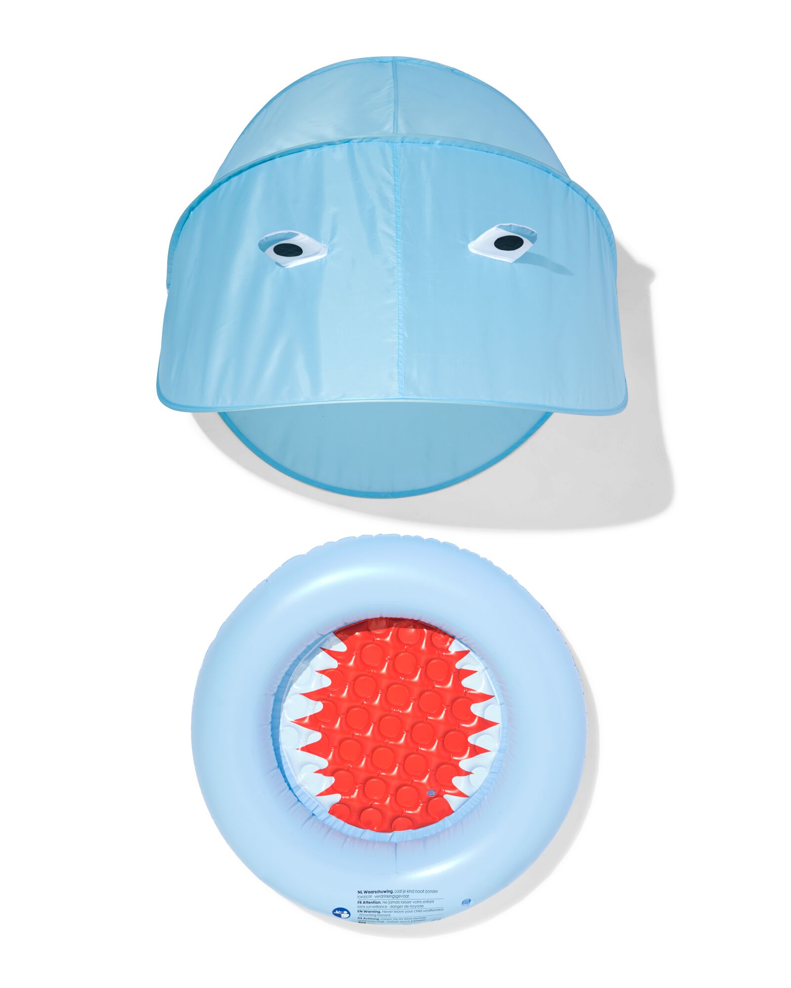 opblaasbaar kinderbadje met tentje &Oslash;94cm - 15800329 - HEMA