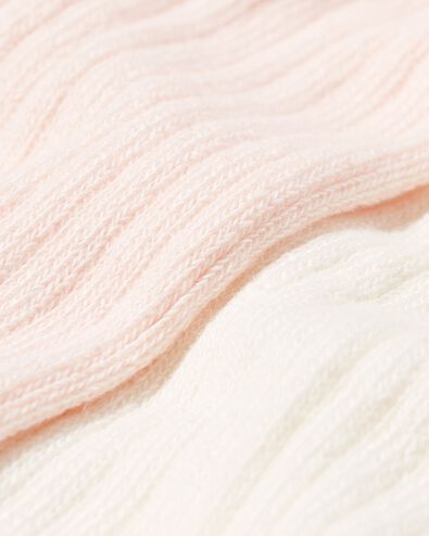 collants c&ocirc;tel&eacute;s b&eacute;b&eacute; - 2 pi&egrave;ces rose p&acirc;le rose p&acirc;le - 4700710LIGHTPINK - HEMA