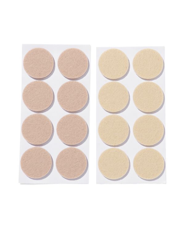 zelfklevend meubelvilt rond - 16 stuks - 81000019 - HEMA