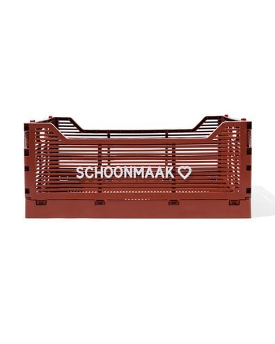 klapkrat letterbord recycled bruin - 1000032614 - HEMA