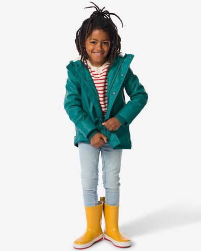 Kinderjacke mit Kapuze gr&uuml;n gr&uuml;n - 30784806GREEN - HEMA