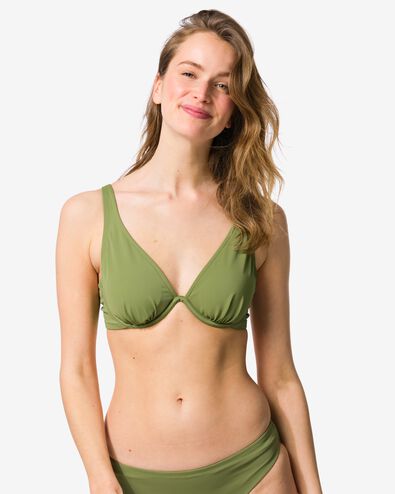 Damen-Bikinioberteil Mara  gr&uuml;n gr&uuml;n - 22360120GREEN - HEMA
