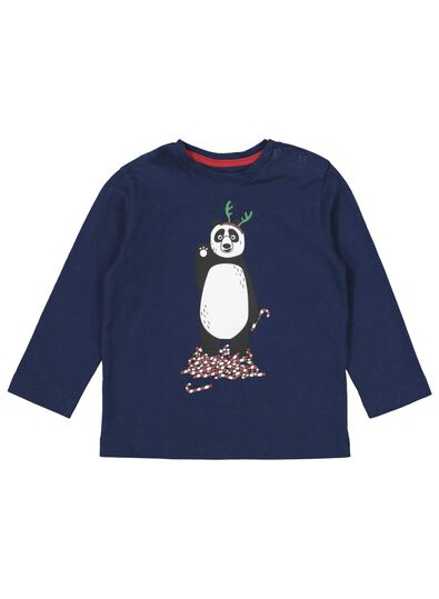 Baby-Weihnachtspyjama dunkelblau 62/68 - 33329801 - HEMA