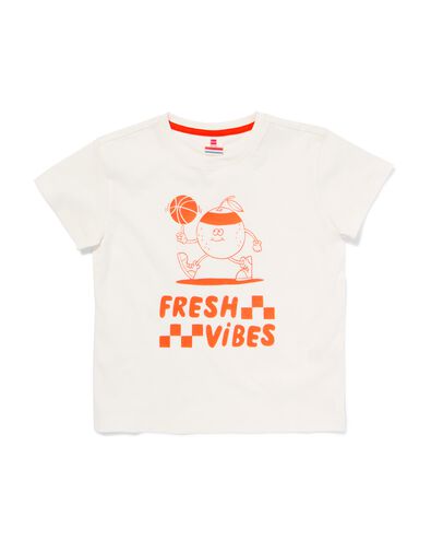 T-shirt pour enfants Fête des Rois blanc cassé blanc cassé - 30742755OFFWHITE - HEMA