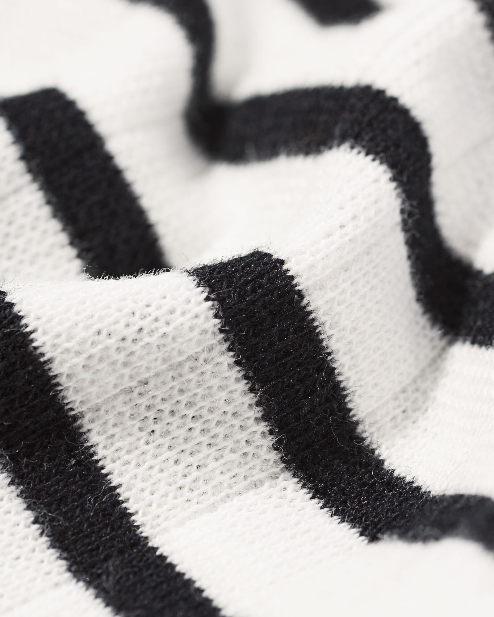 damesbroek Noel wide leg strepen zwart zwart - 36259475BLACK - HEMA