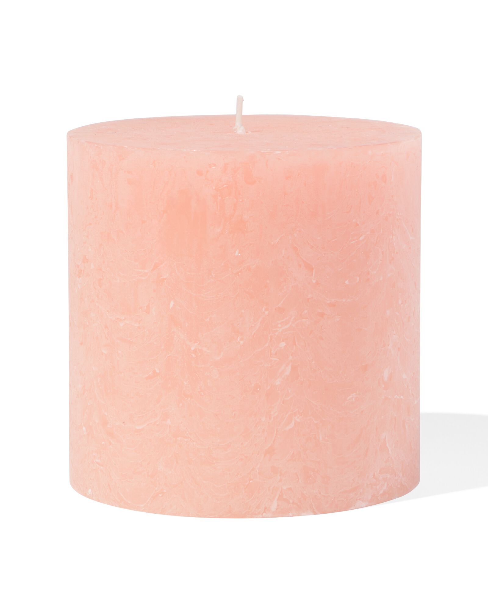 bougie rustique &Oslash; 10 x 10 cm saumon saumon 10 x 10 - 13501958 - HEMA