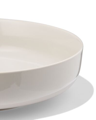assiette creuse ⌀22cm Knap new bone china grise - 9650305 - HEMA