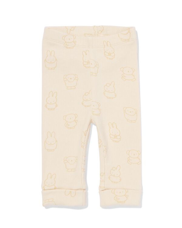 nijntje newborn meegroeilegging rib  &eacute;cru &eacute;cru - 33441120ECRU - HEMA