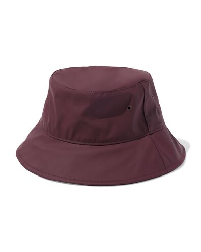 regenhoed voor volwassenen donkerrood donkerrood - 34450570DARKRED - HEMA