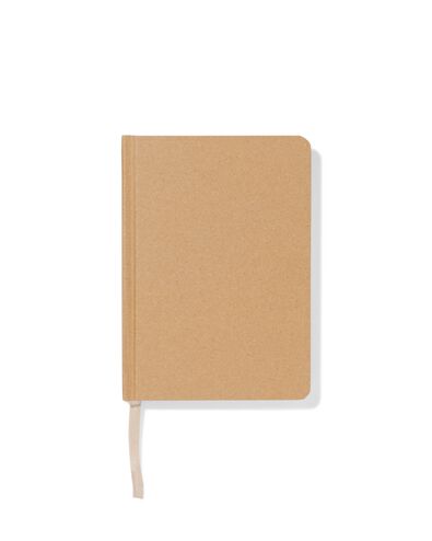carnet A6 blanc kraft - 14120134 - HEMA