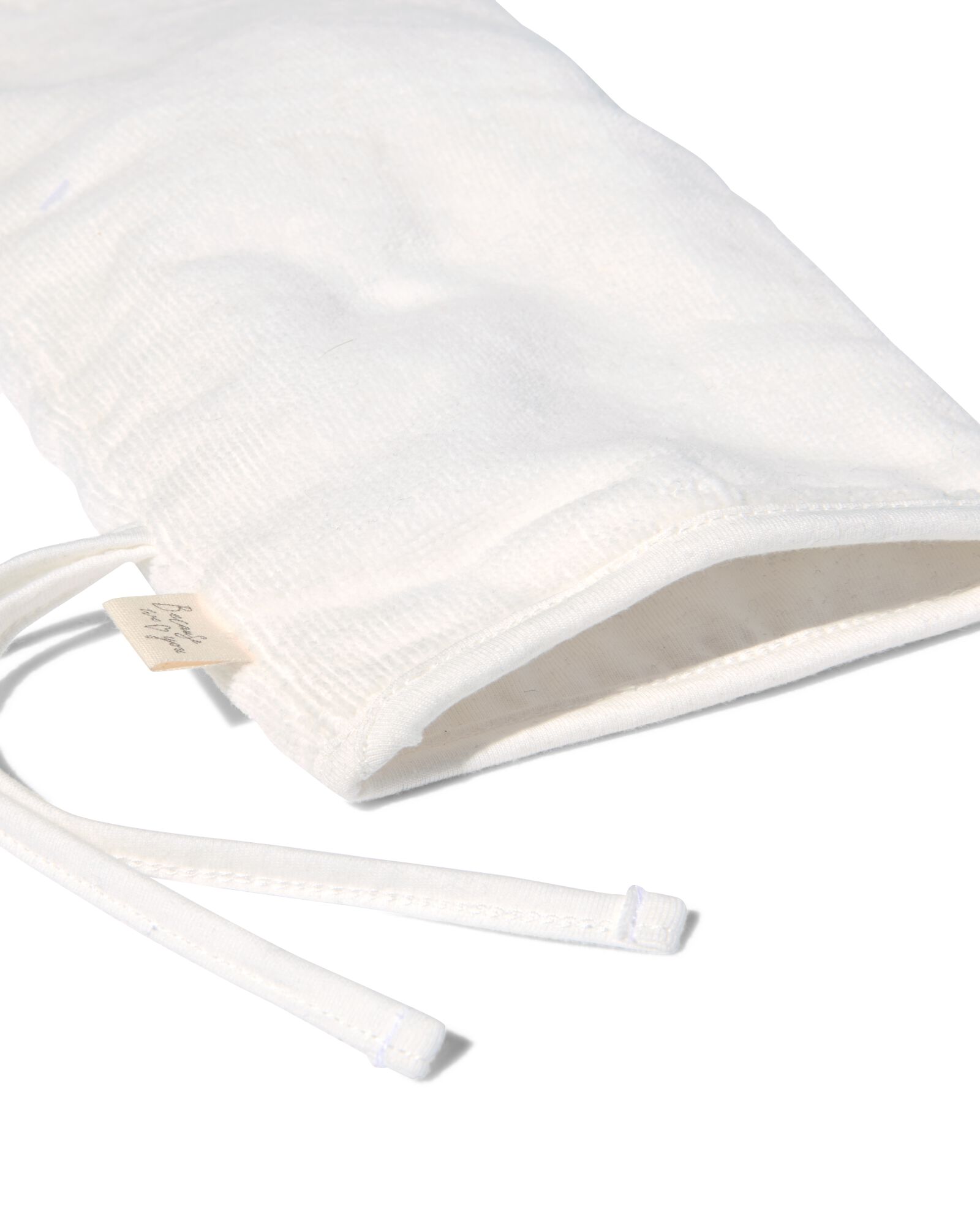 housse de bouillotte - 33x13.5 - velours blanc - 33394420 - HEMA