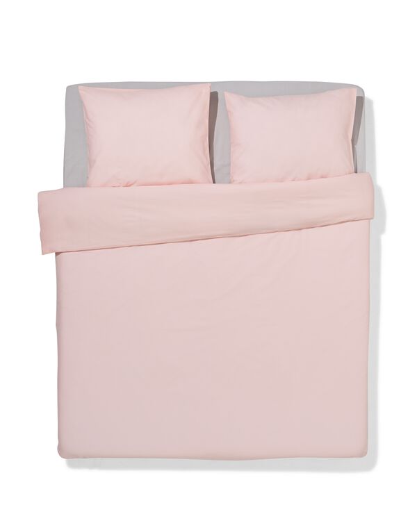 housse de couette 240x200/220 coton doux rose clair - 5750175 - HEMA