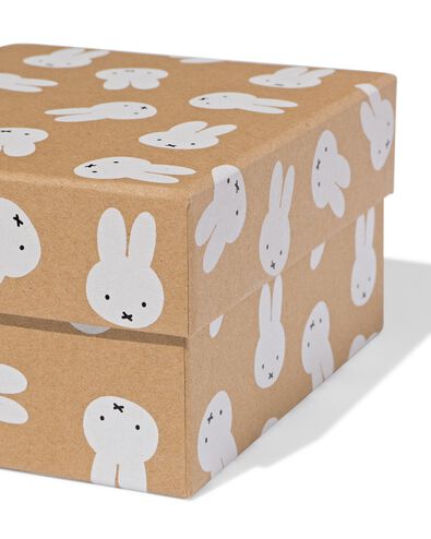bo&icirc;te cadeau miffy 16,5x16,5x9cm  - 14700687 - HEMA