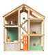 maison de poupée meublée bois 52x24x61.5 - 15130100 - HEMA