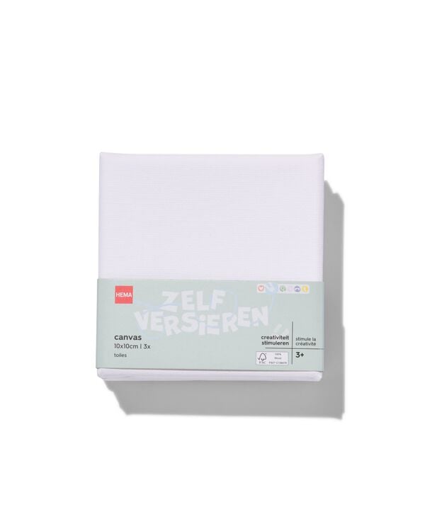 3&nbsp;toiles de peinture 10x10 - 15900120 - HEMA