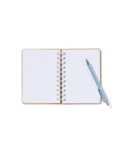 carnet A6 lignes kraft - 14120124 - HEMA