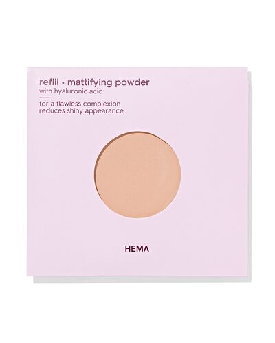 recharge poudre matifiante 19 cool beige - 11290412 - HEMA