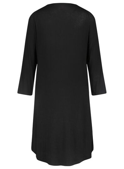 Damen-Nachthemd schwarz schwarz - 1000015505 - HEMA