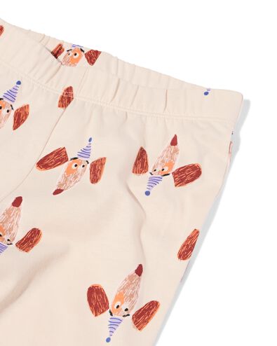 babypyjama feesthonden gebroken wit - 33367850OFFWHITE - HEMA