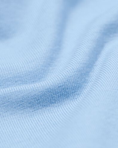 t-shirt femme boxy fit bleu clair bleu clair - 36000177LIGHTBLUE - HEMA