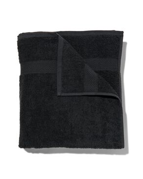 serviette de bain 100x150 qualité épaisse noir noir serviette 100 x 150 - 5230083 - HEMA
