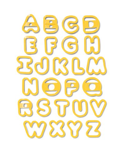 emporte-pièces alphabet - HEMA