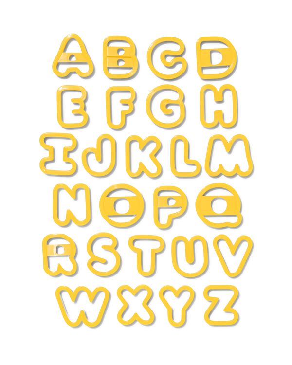 emporte-pièces alphabet - 80842024 - HEMA