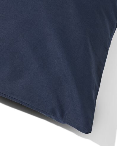 taie d'oreiller 50x160 cm coton doux bleu fonc&eacute; - 5180009 - HEMA