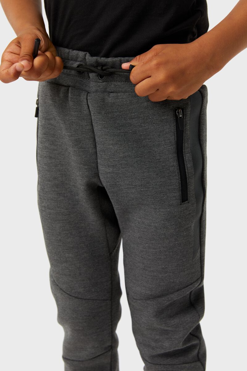 pantalon sweat enfant gris foncé 98/104 - 30745259 - HEMA