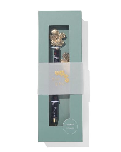stylo dans une bo&icirc;te cadeau fleur - 14400468 - HEMA