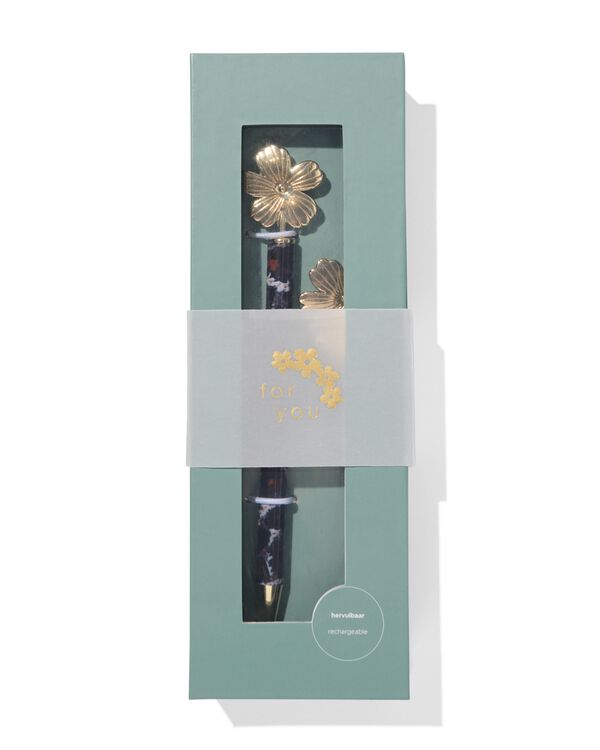 pen in cadeaudoos bloem - 14400468 - HEMA
